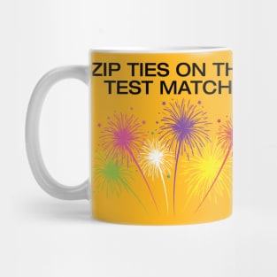 Zip Ties On The Test Match Mug